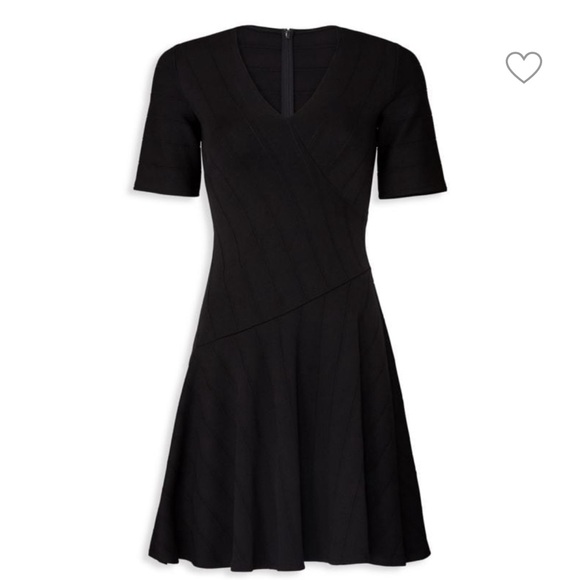 Shoshanna Elinora Dress—Vneck Fit & Flare - Picture 3 of 6